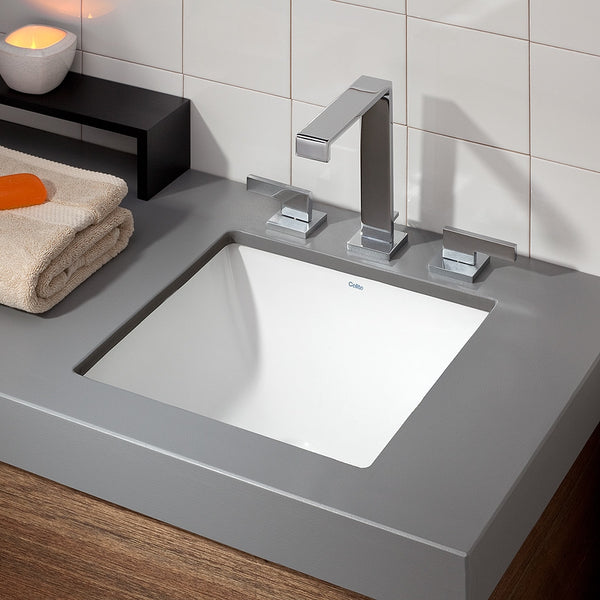 Square Drop-In/Undermount Sink by Cheviot