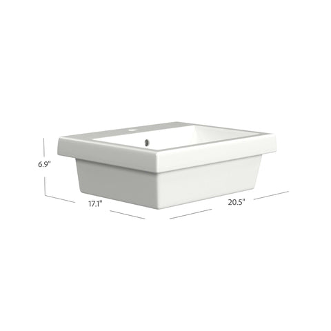 Camilla Semi-Recessed Sink |  Sink |  Cheviot USD |  Cheviot.