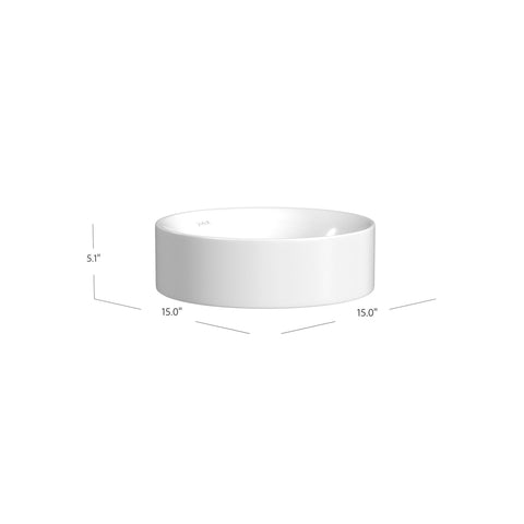 Metropole Round Vessel Sink by Cheviot