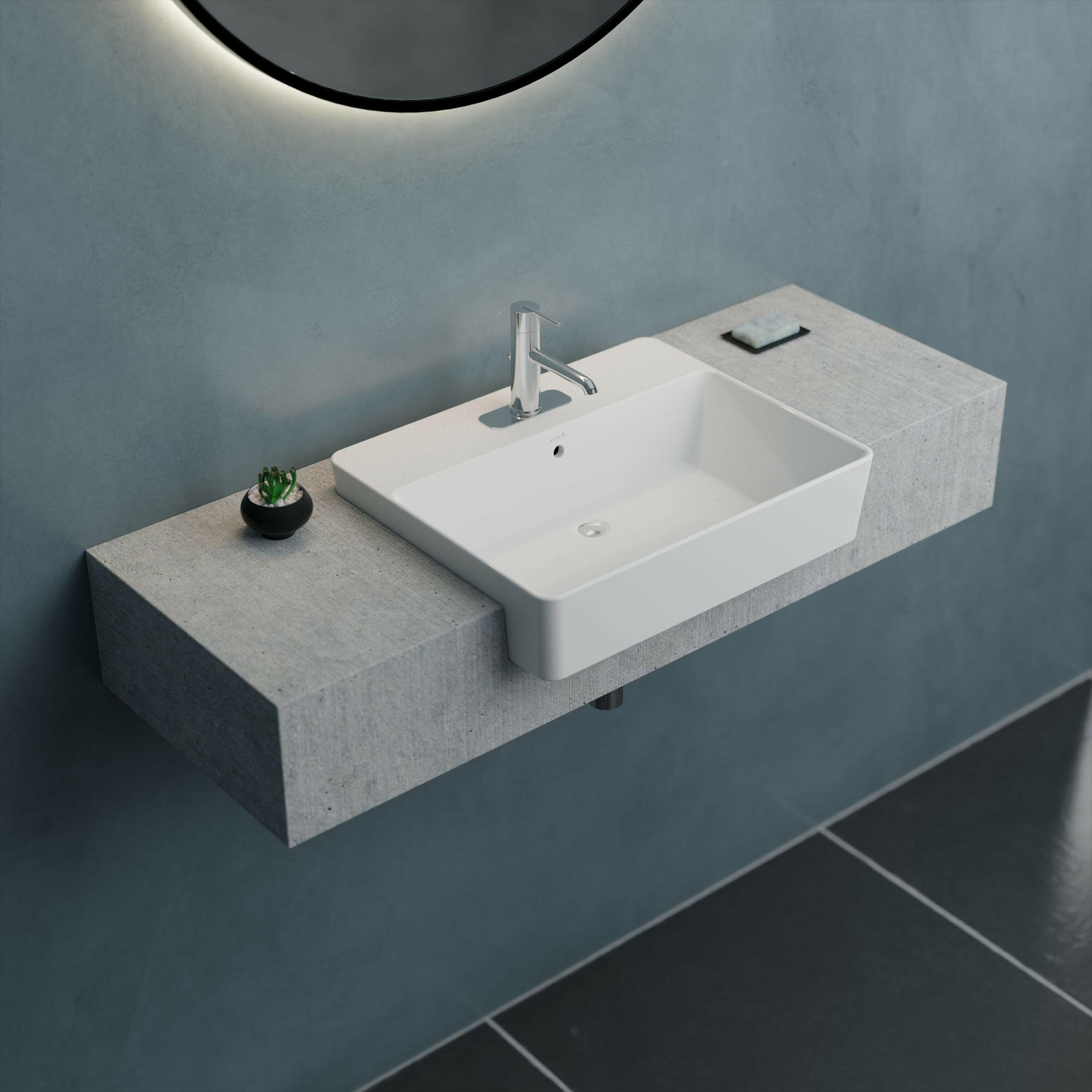 Nuo 2 Semi-Recessed Sink