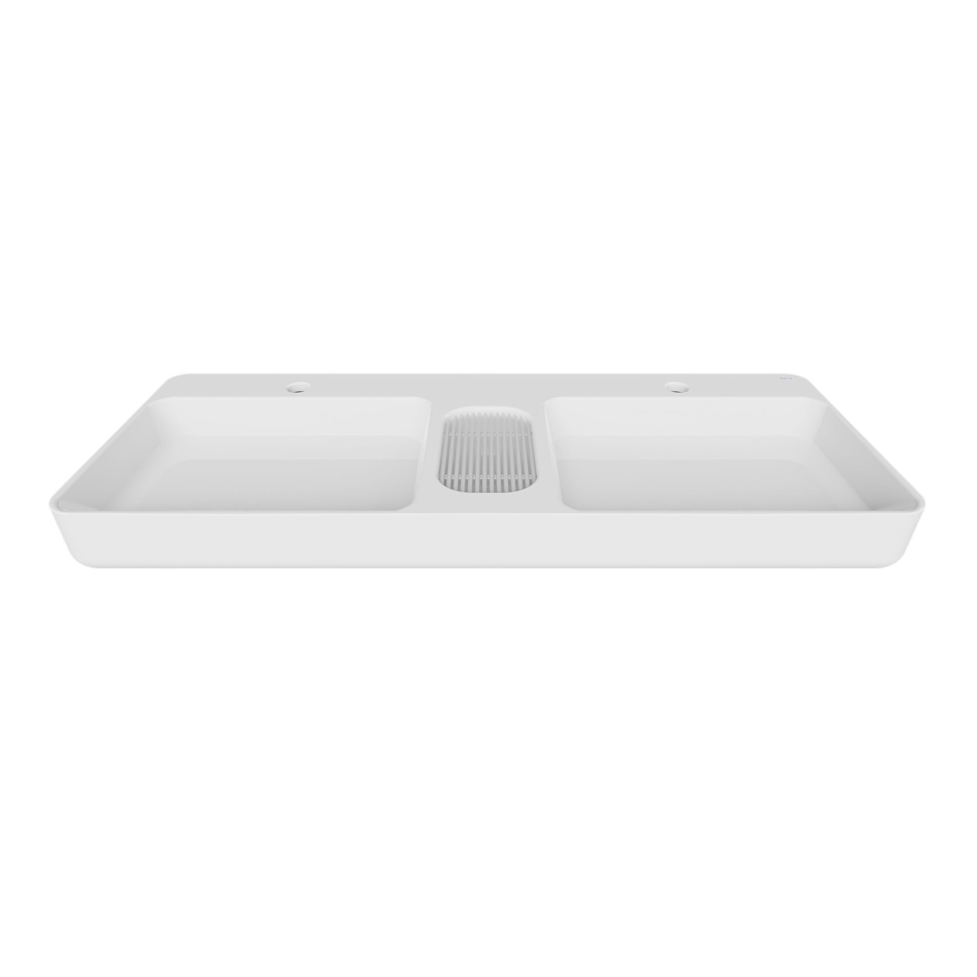 Infinity Double Bowl Vessel Sink