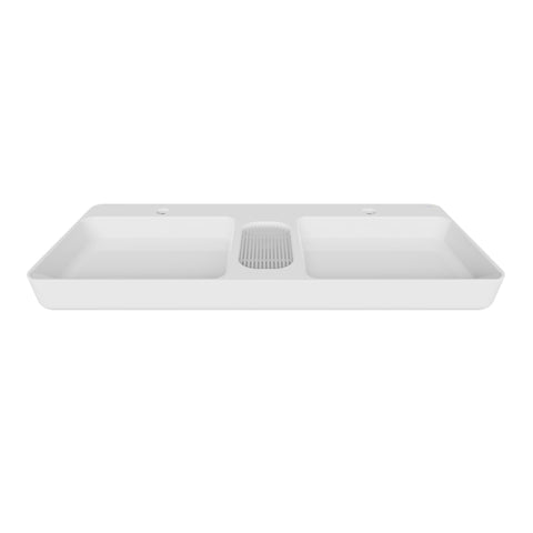 Infinity Double Bowl Vessel Sink