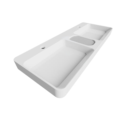 Infinity Double Bowl Vessel Sink