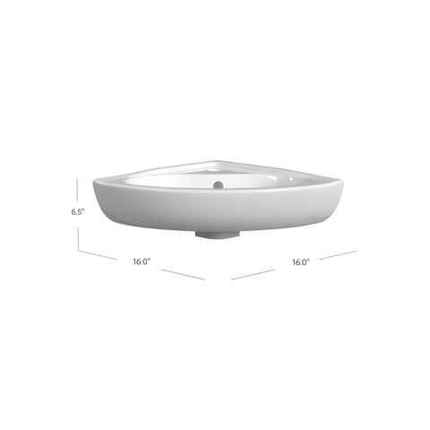 Wall-Mount Corner Sink |  Sink |  Cheviot USD |  Cheviot.