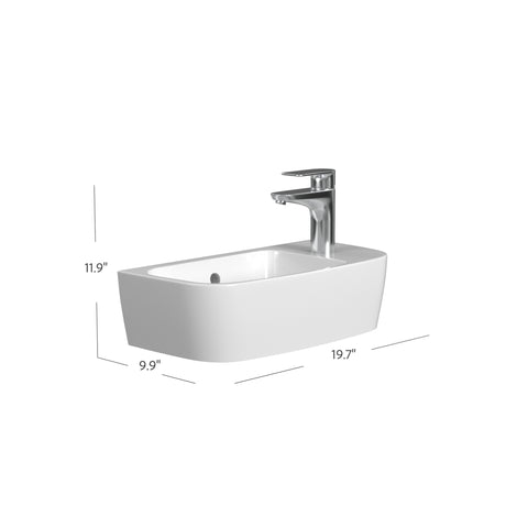 Compact Hand Rinse Basin