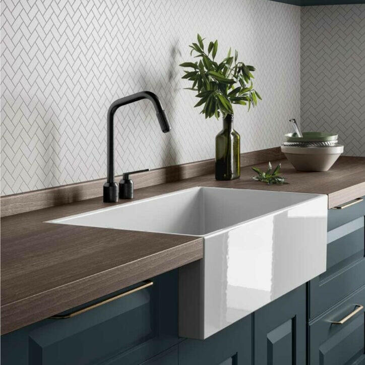 Adria Fireclay Kitchen Sink |  Kitchen Sink |  Cheviot USD |  Cheviot.