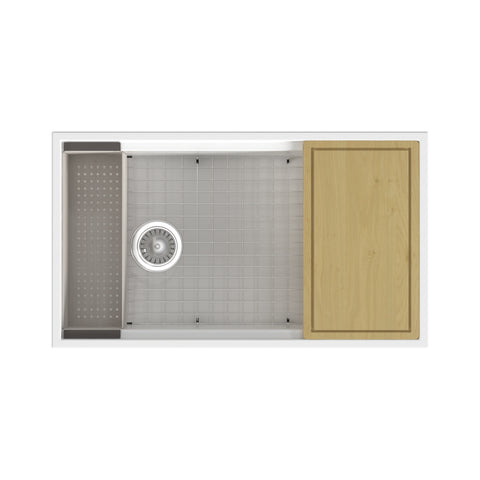 Ducasse Fireclay Kitchen Workstation |  Kitchen Sink |  Cheviot USD |  Cheviot.