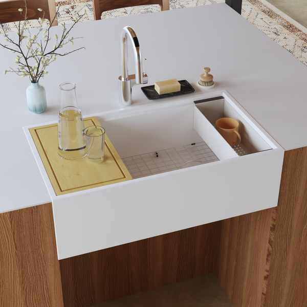 Ducasse Fireclay Kitchen Workstation |  Kitchen Sink |  Cheviot USD |  Cheviot.