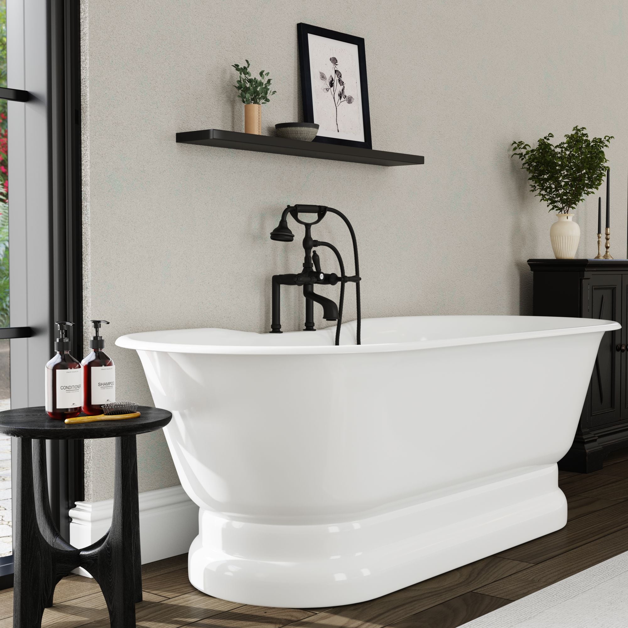 Regal Cast Iron Bathtub with Pedestal