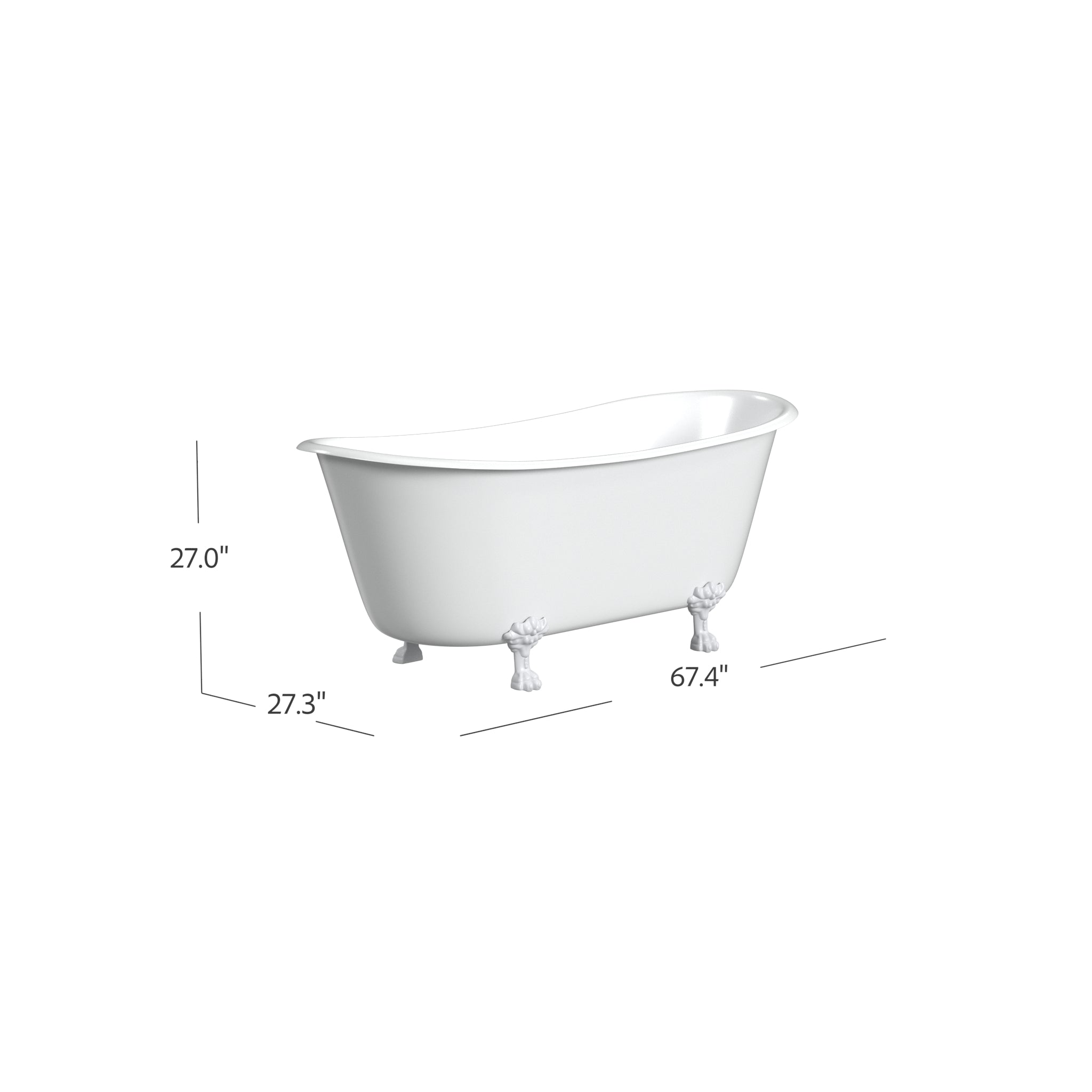Winchester Cast Iron Bathtub |  Bathtub |  Cheviot USD |  Cheviot.