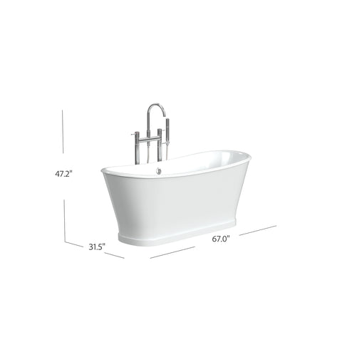 Balmoral Cast Iron Bathtub |  Bathtub |  Cheviot USD |  Cheviot.