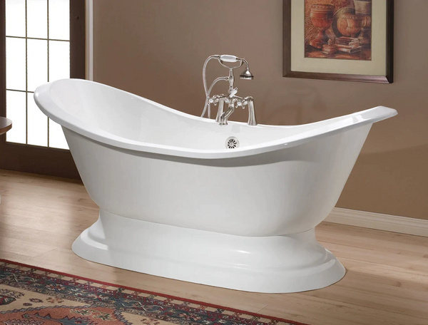 Regency Cast Iron Bathtub with Pedestal |  Bathtub |  Cheviot USD |  Cheviot.