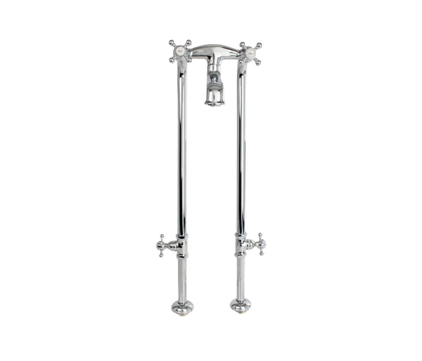 Free-Standing Tub Filler with Stop Valves |  Faucet |  Cheviot USD |  Cheviot.
