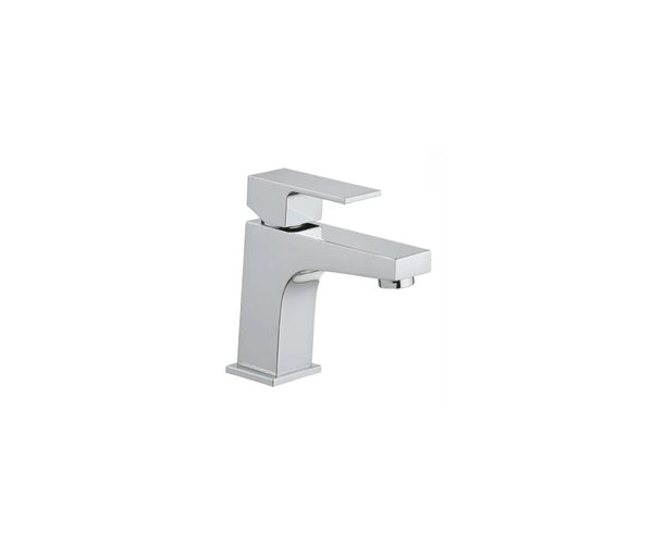 City Monoblock Lavatory Faucet, Brushed Nickel by Cheviot