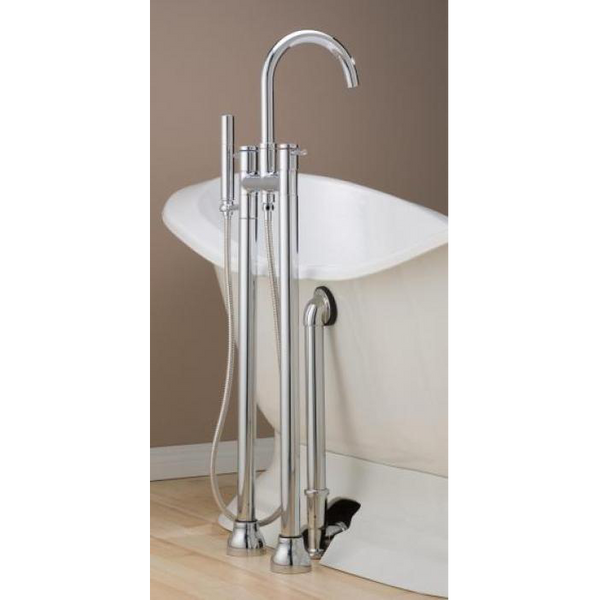 Contemporary Double Post Tub Filler with Hand Shower |  Faucet |  Cheviot USD |  Cheviot.