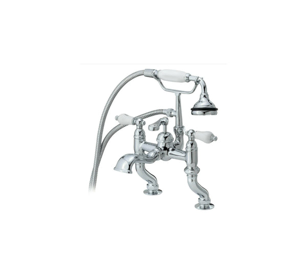 Variable Spread Rim Mount Tub Filler faucet by Cheviot