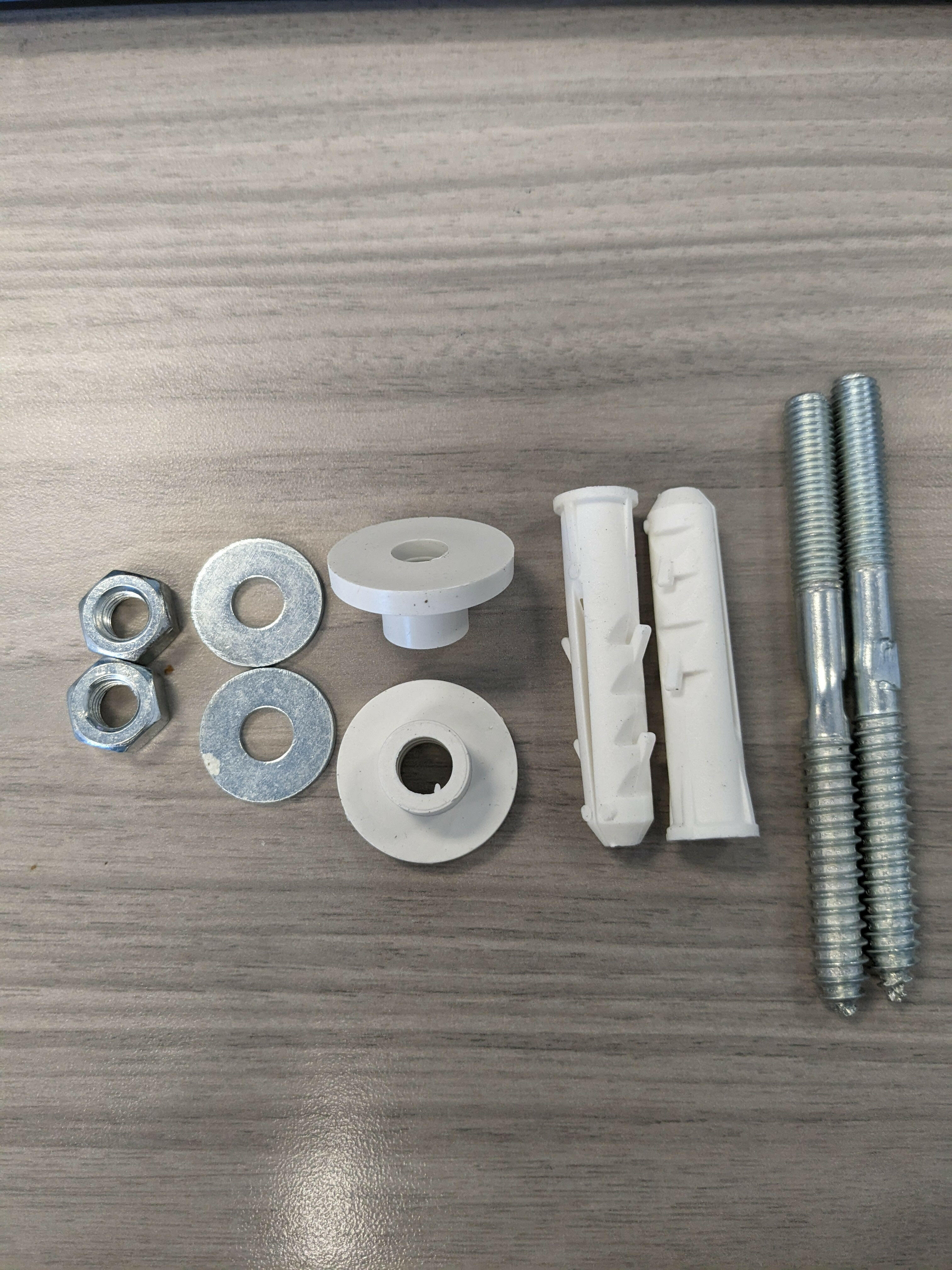 Mounting Hardware for Wall-Mount Sinks
