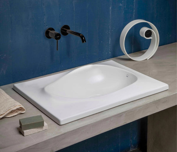 Ruy Ohtake Semi-Recessed Sink by Cheviot