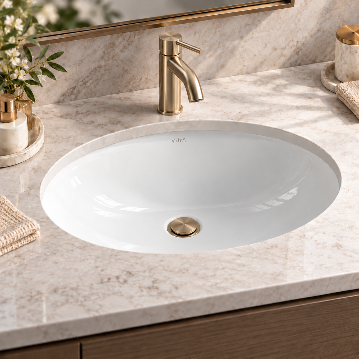 Oval Undermount Basin