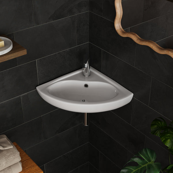 Wall-Mount Corner Sink