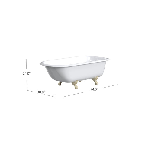 Traditional Cast Iron Bathtub