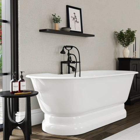 Regal Cast Iron Bathtub with Pedestal