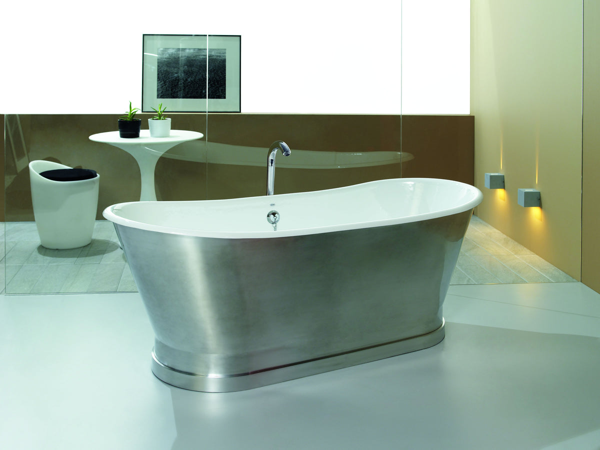 Bespoke metallic finish on Cheviot Balmoral Designer Freestanding Bathtub