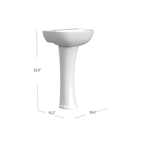 Fiore Pedestal Sink