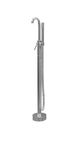 Contemporary Single Post Tub Filler with Hand Shower