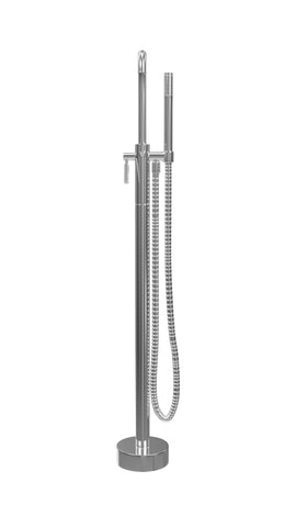 Contemporary Single Post Tub Filler with Hand Shower