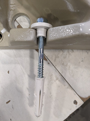 Mounting Hardware for Wall-Mount Sinks