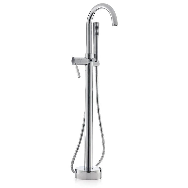 Contemporary Single Post Tub Filler with Hand Shower