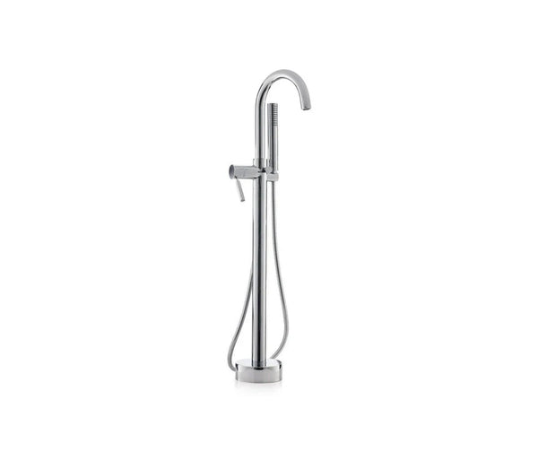 Contemporary Single Post Tub Filler with Hand Shower