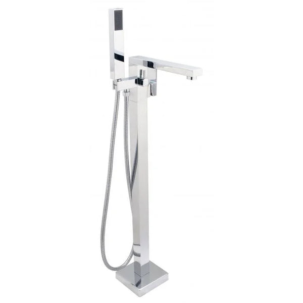 Square Tub Filler with Hand Shower