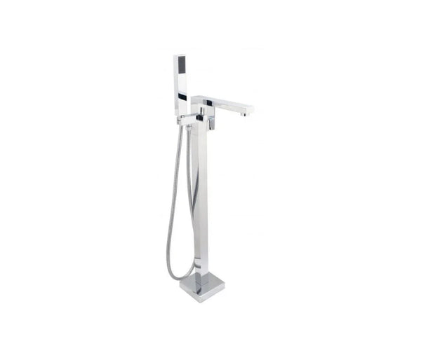 Square Tub Filler with Hand Shower